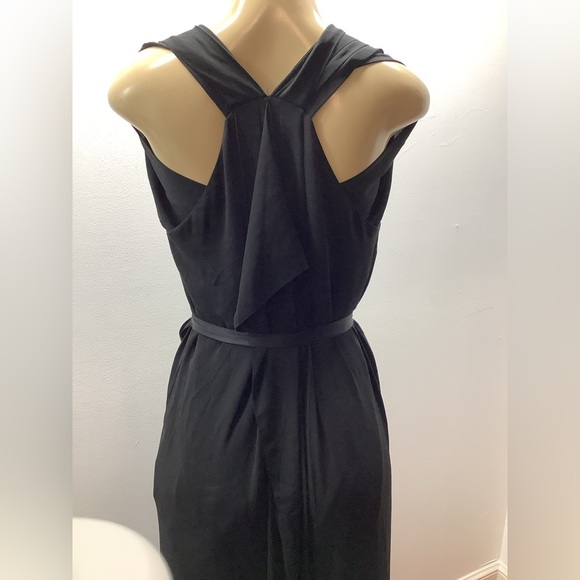 Halston Heritage Size XS Elegant Black Maxi Dress With Front Slit. Preloved - Picture 7 of 9